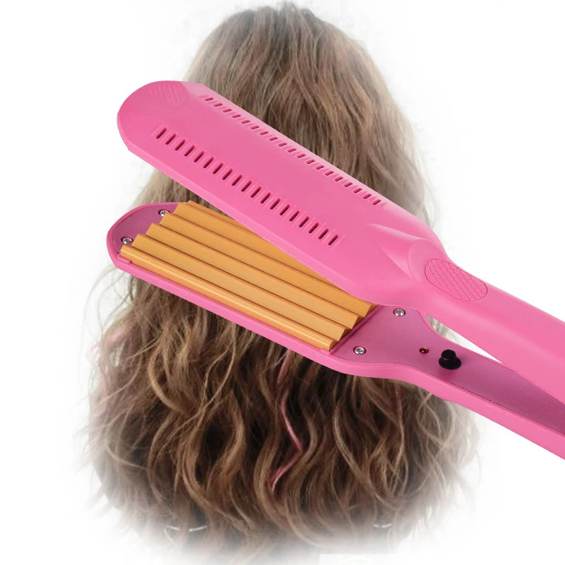 Professional hair curler Crimper Ceramic Corrugated Curler Curling