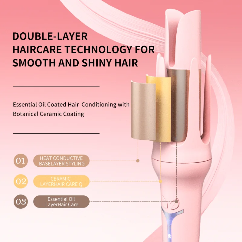 Automatic Curling Iron 32 mm Big Roll Anion  Ceramic Hair Curler