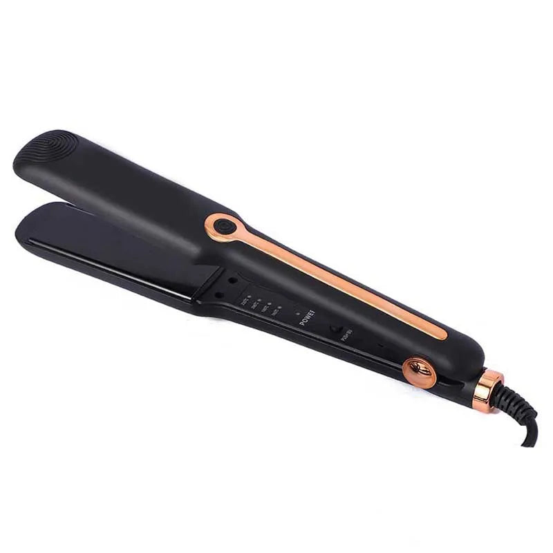 Hair Straightener Professional Ceramic Flat Iron Negative Ion Wide Plate Temperature Adjustable