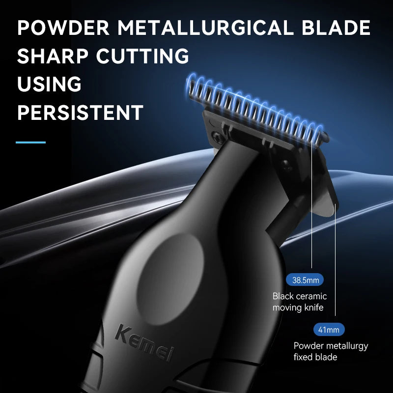 Kemei Men's Cordless Hair Clipper USB Rechargeable