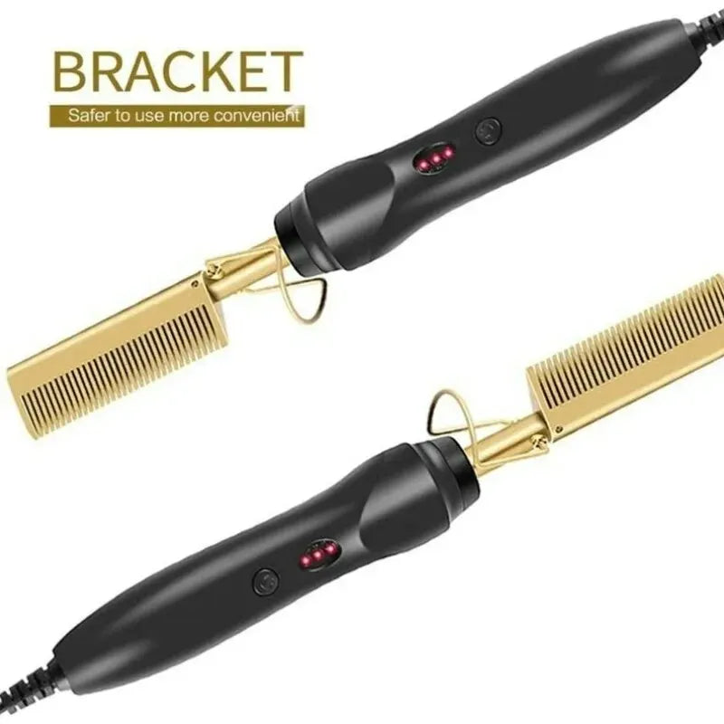 New Multi-functional Electric Copper Hair Straightener Household Hair Straightener