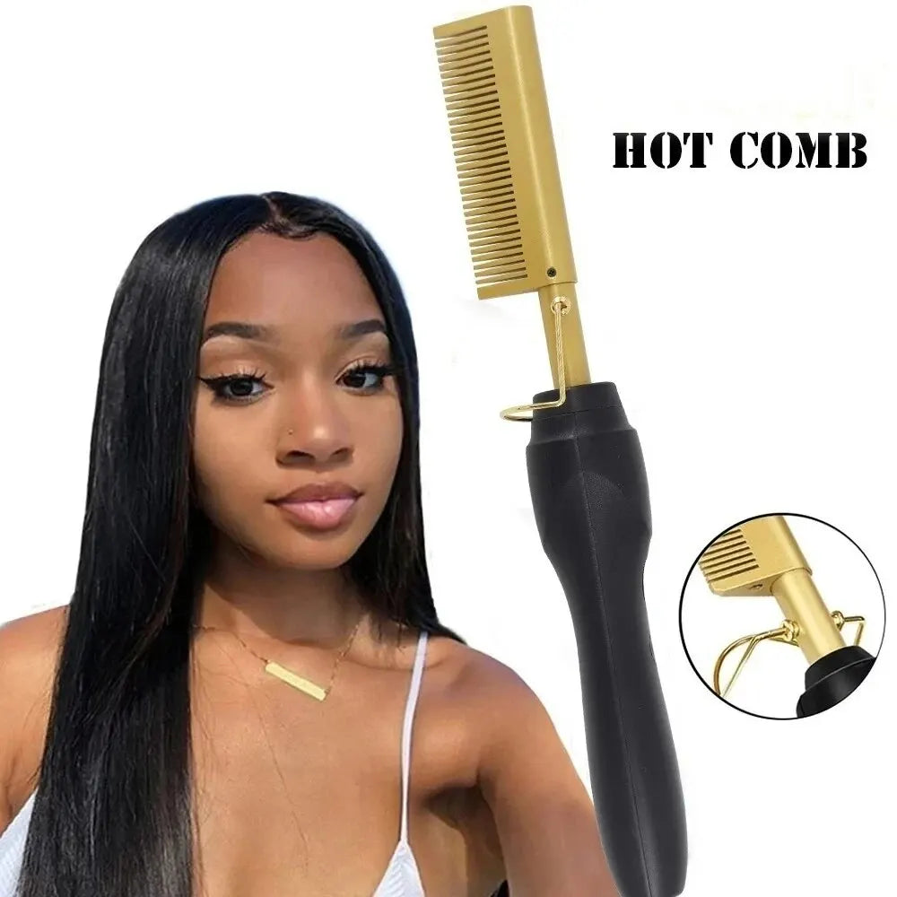 New Multi-functional Electric Copper Hair Straightener Household Hair Straightener