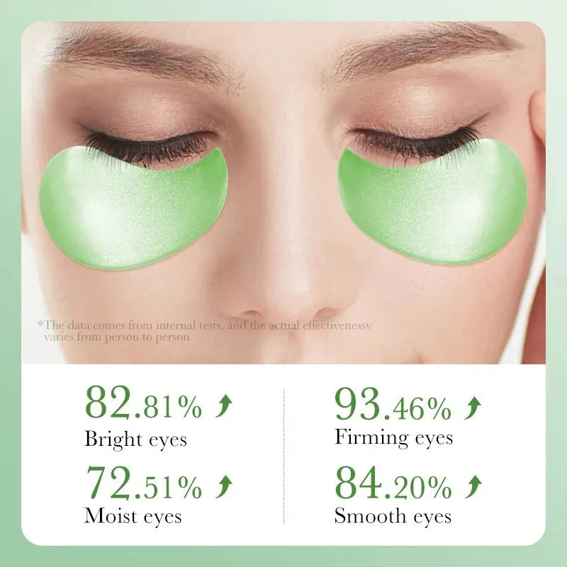 60pcs Aloe Vera Collagen Eye Mask Anti Dark Circles Eyes Bags Moisturizing Anti-Wrinkles