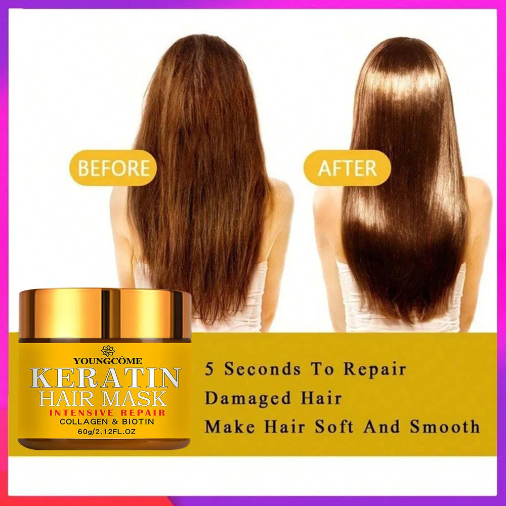 Hair Repairs Hair Mask Biotin Collagen Keratin Treatment Hairs Conditioner