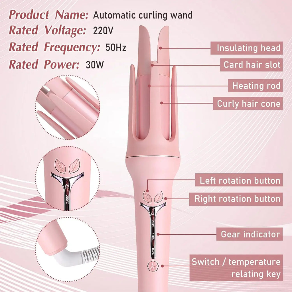 Automatic Curling Iron 32 mm Big Roll Anion  Ceramic Hair Curler