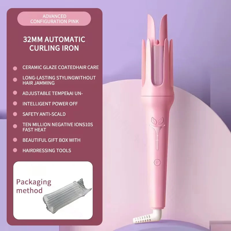 Automatic Curling Iron 32 mm Big Roll Anion  Ceramic Hair Curler