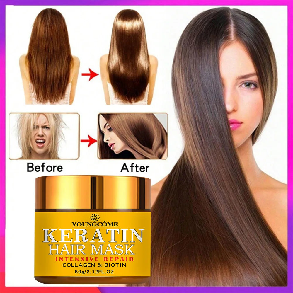 Hair Repairs Hair Mask Biotin Collagen Keratin Treatment Hairs Conditioner