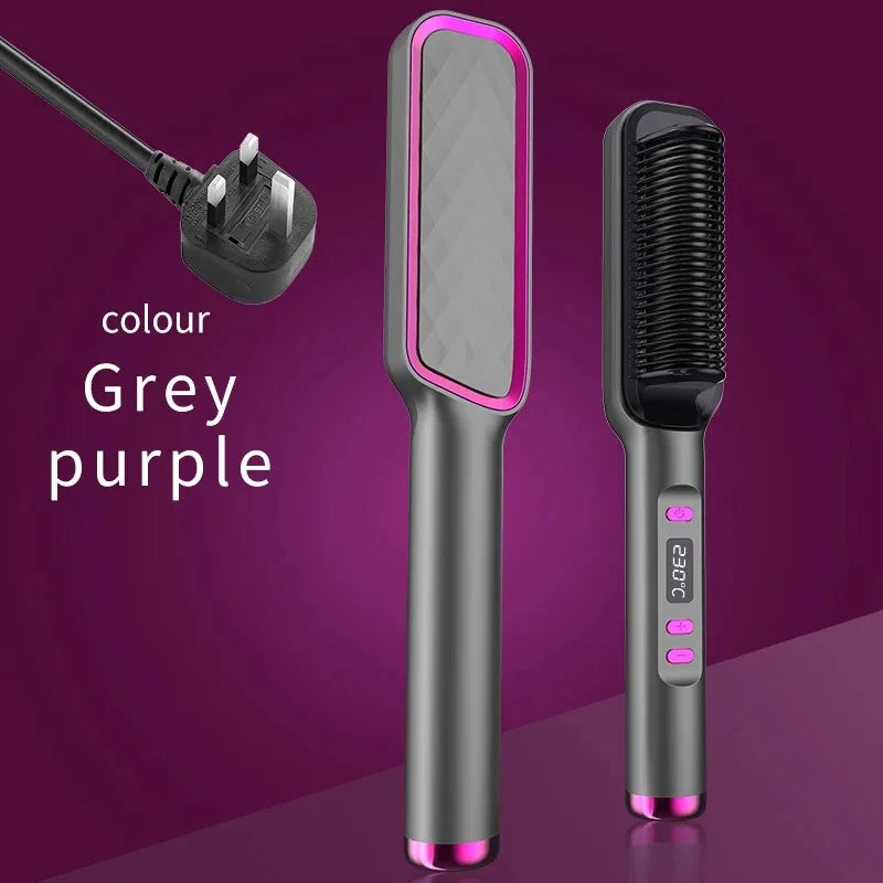 Electric Hot Comb Multifunctional Straight Hair Straightener