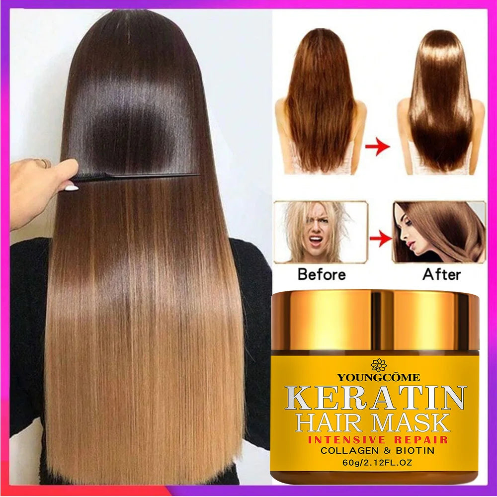Hair Repairs Hair Mask Biotin Collagen Keratin Treatment Hairs Conditioner