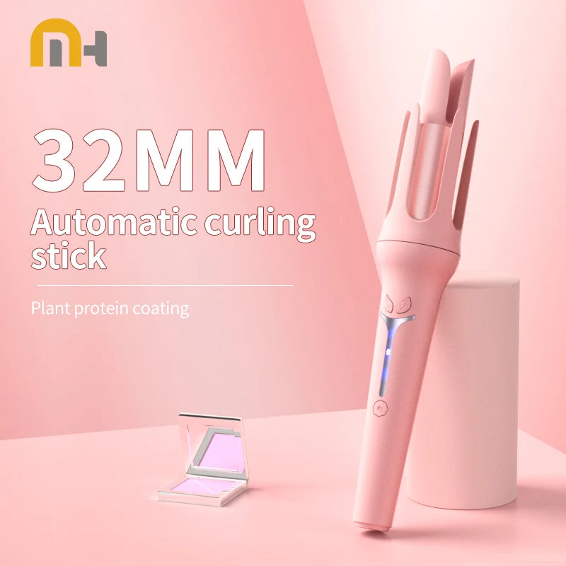 Automatic Curling Iron 32 mm Big Roll Anion  Ceramic Hair Curler