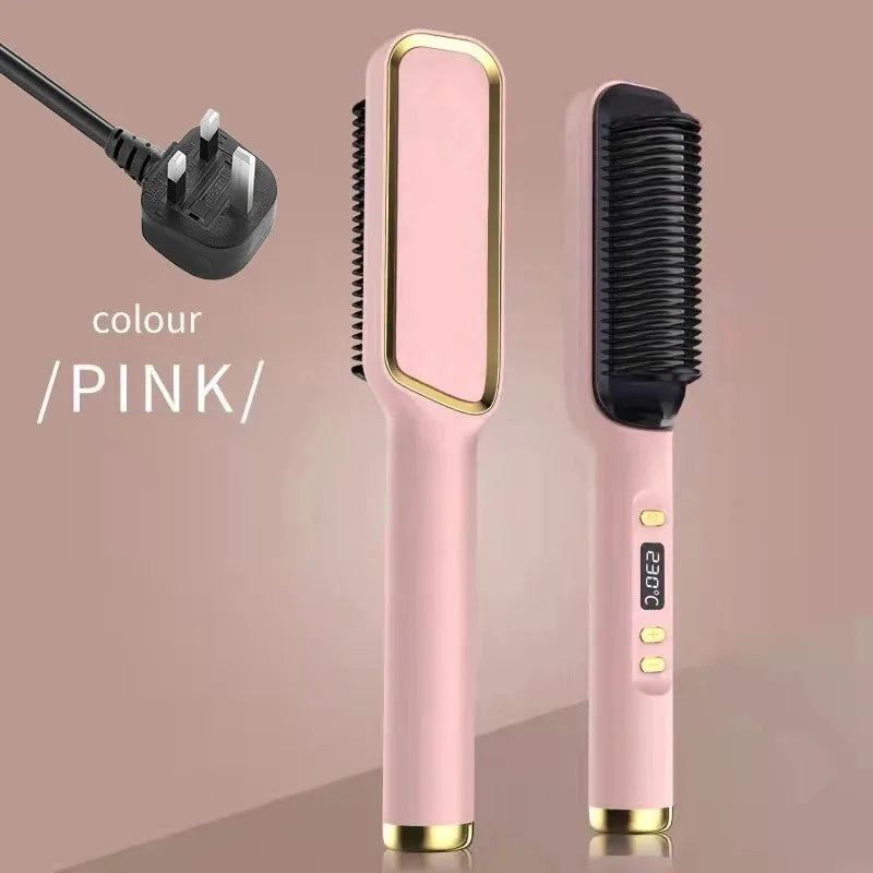 Electric Hot Comb Multifunctional Straight Hair Straightener
