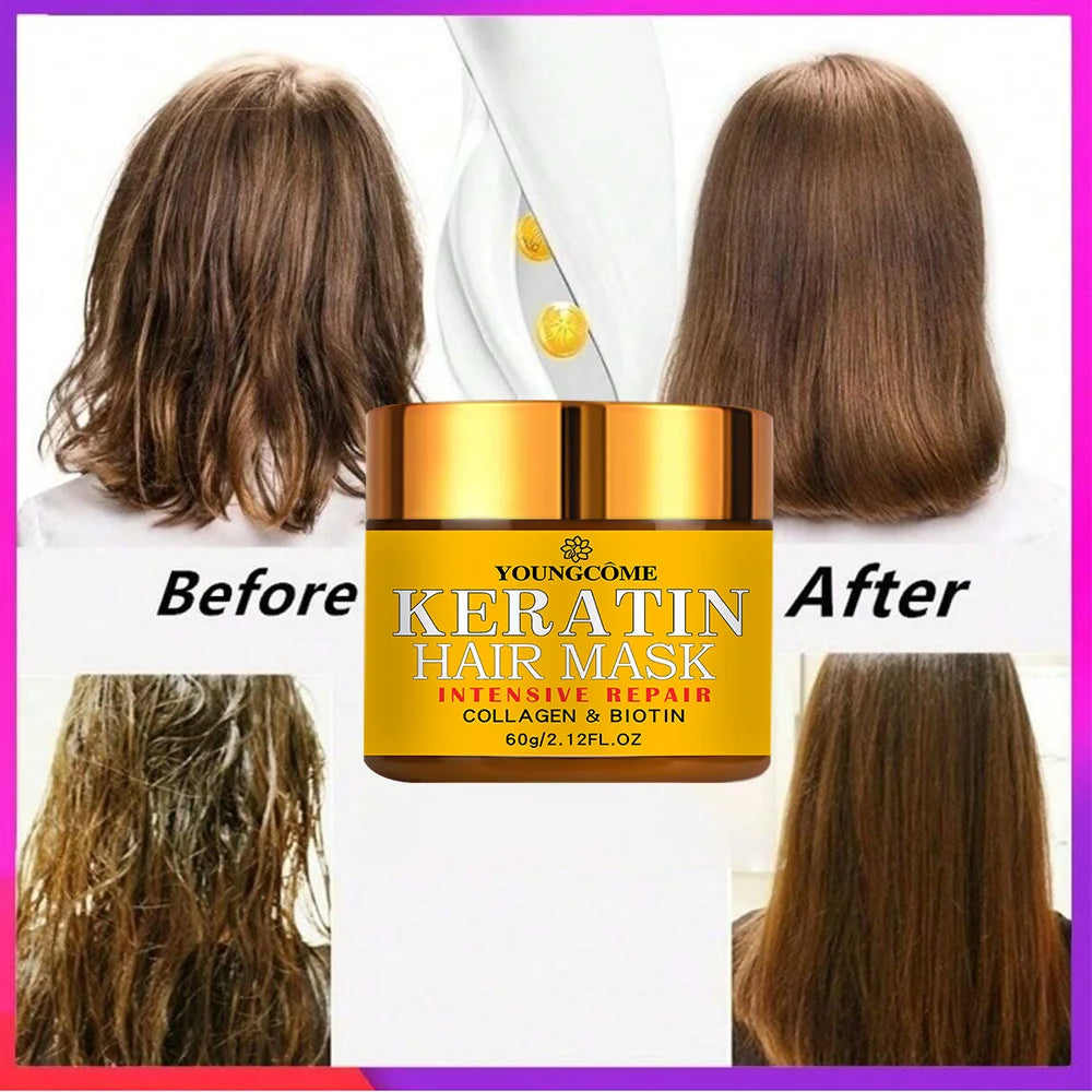 Hair Repairs Hair Mask Biotin Collagen Keratin Treatment Hairs Conditioner